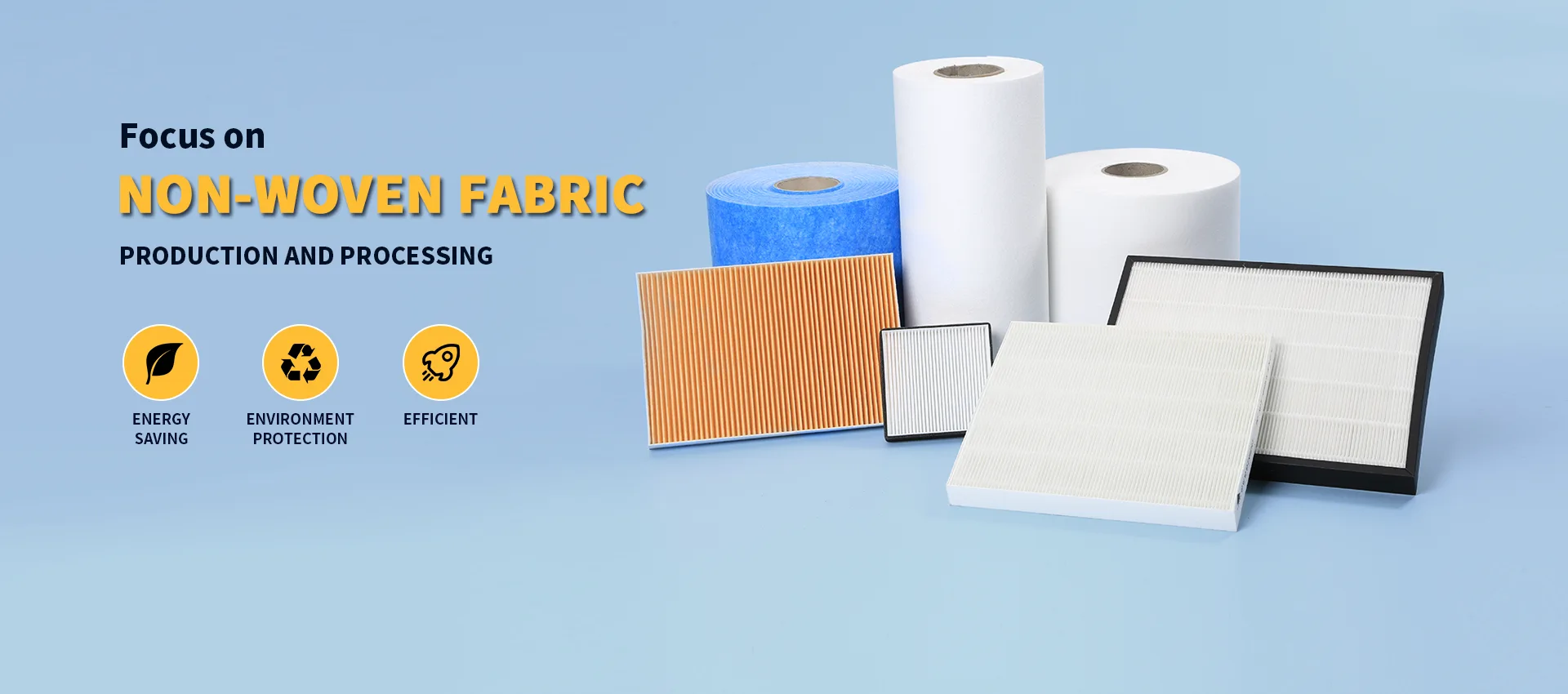 Fornecedor de materiais de filtro não tecido da China