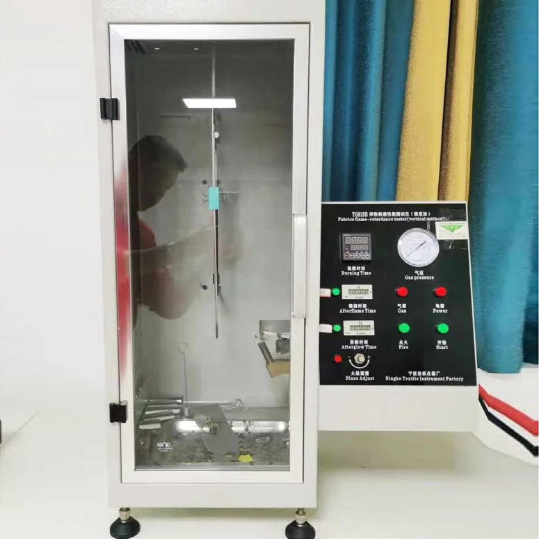 Testador de desempenho retardador de chama de tecido YG815B (método vertical)